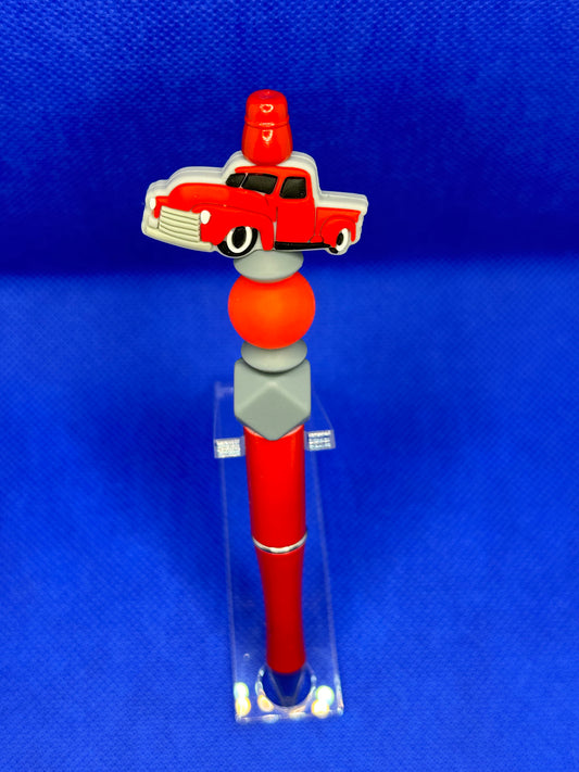 Red truck pen