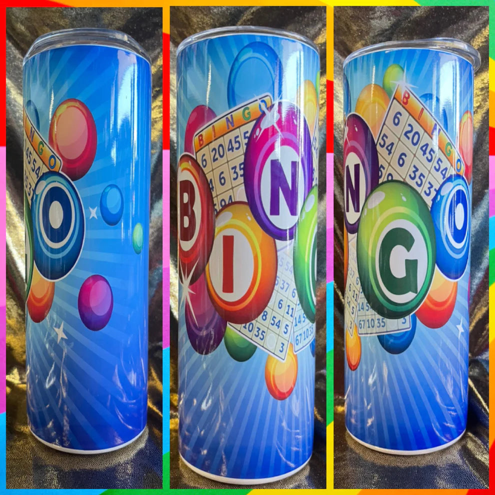 Bingo RTS Finished Tumblers/Sublimation Transfers