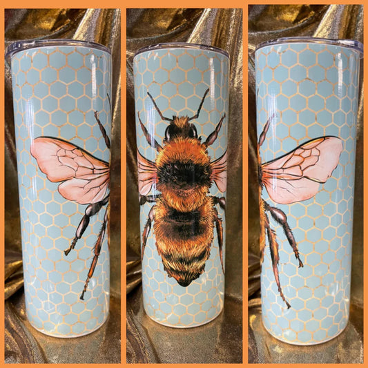 Bee RTS Finished Tumblers/Sublimation Transfers