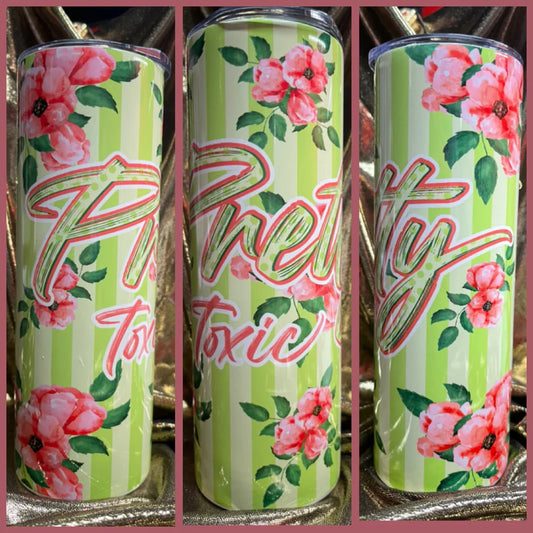 Pretty Toxic RTS Finished Tumblers/Sublimation Transfers