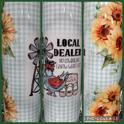 Local Dealer RTS Finished Tumblers/Sublimation Transfers