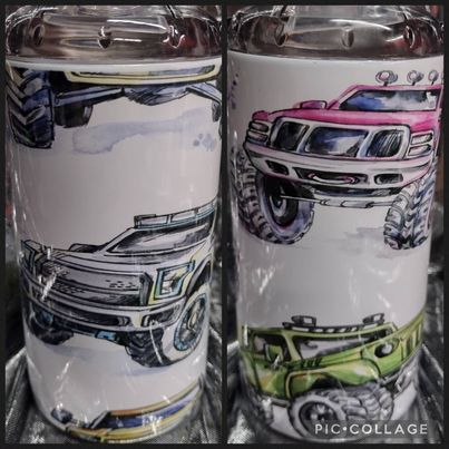 Trucks RTS Finished Tumblers/Sublimation Transfers