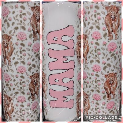 Highland Mama RTS Finished Tumblers/Sublimation Transfers