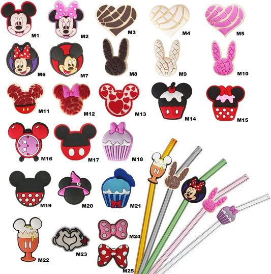 Mickey Mini Straw Toppers